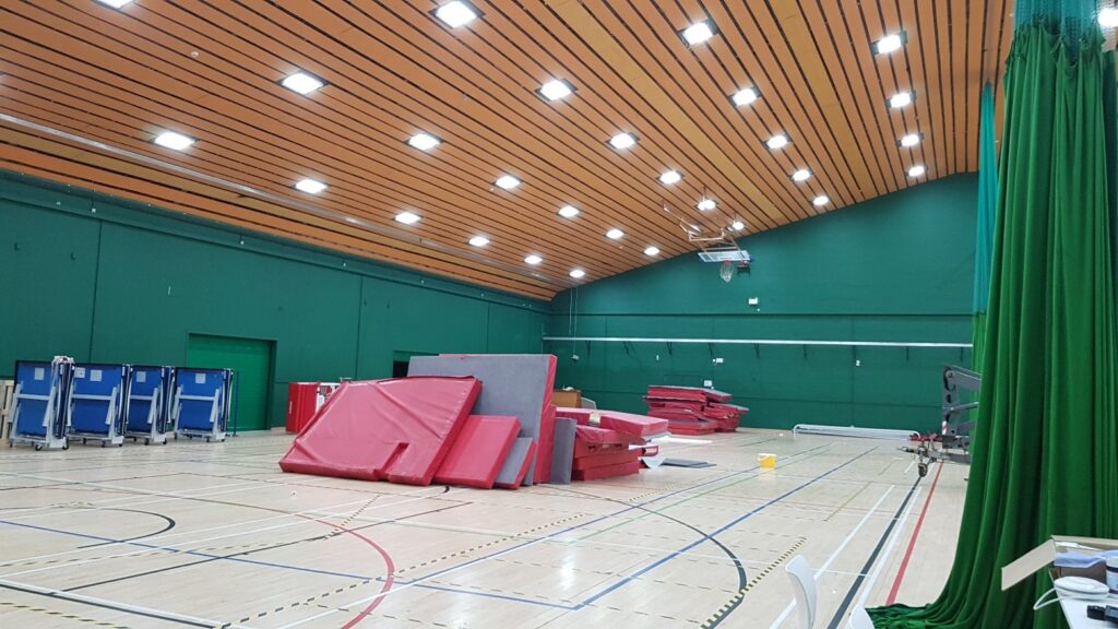 New LED Lighting Saves Costs at Sports Hall in Scotland Earlsmann